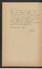 k.k. naturhistorisches Hofmuseum, Intendanzakten 1885-1896 (Hauer), Aktenzahl Z.211.a/1887, Seite 2